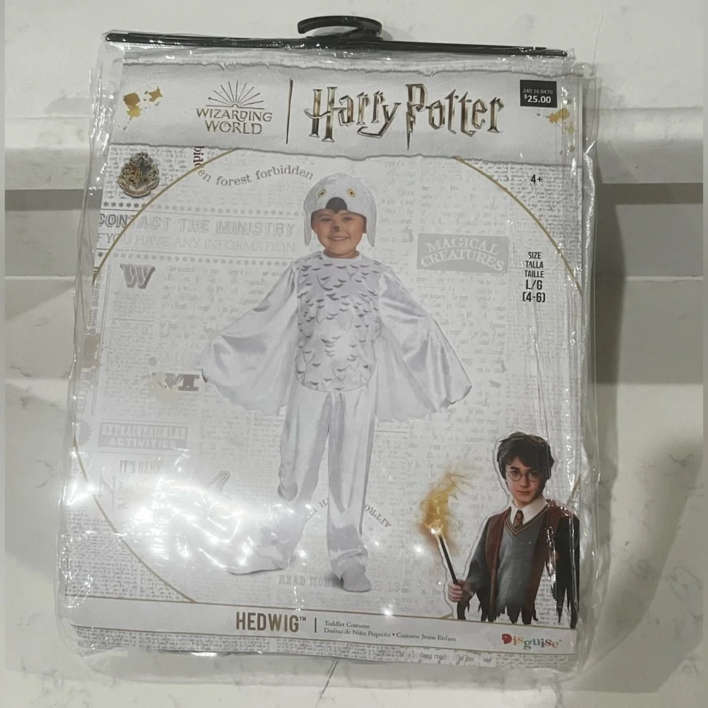 Warner Bros. Harry Potter Hedwig Costume - White and Gray